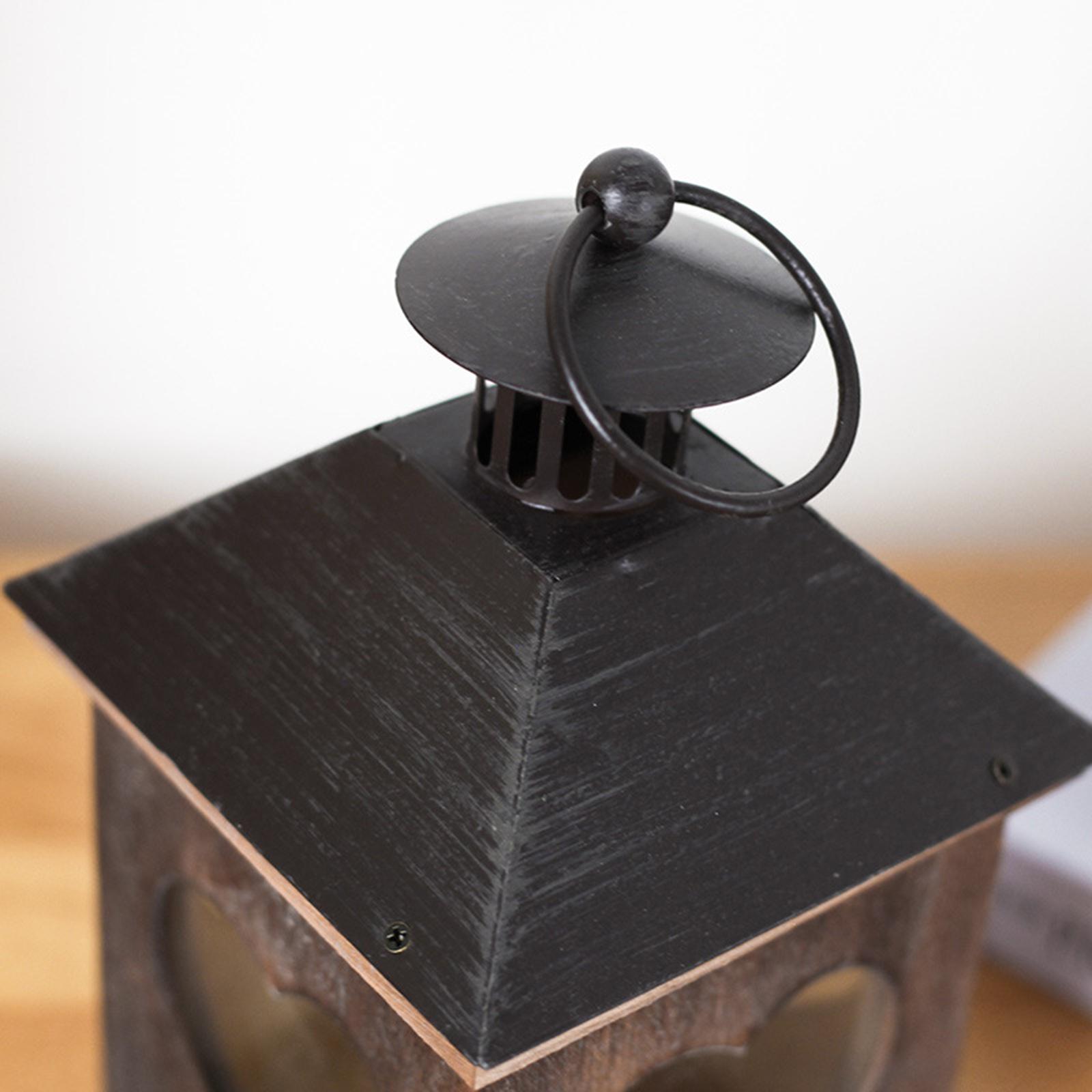 Candle Holder Hanging Lantern Ornaments Windproof for Outdoor Candlestick Love