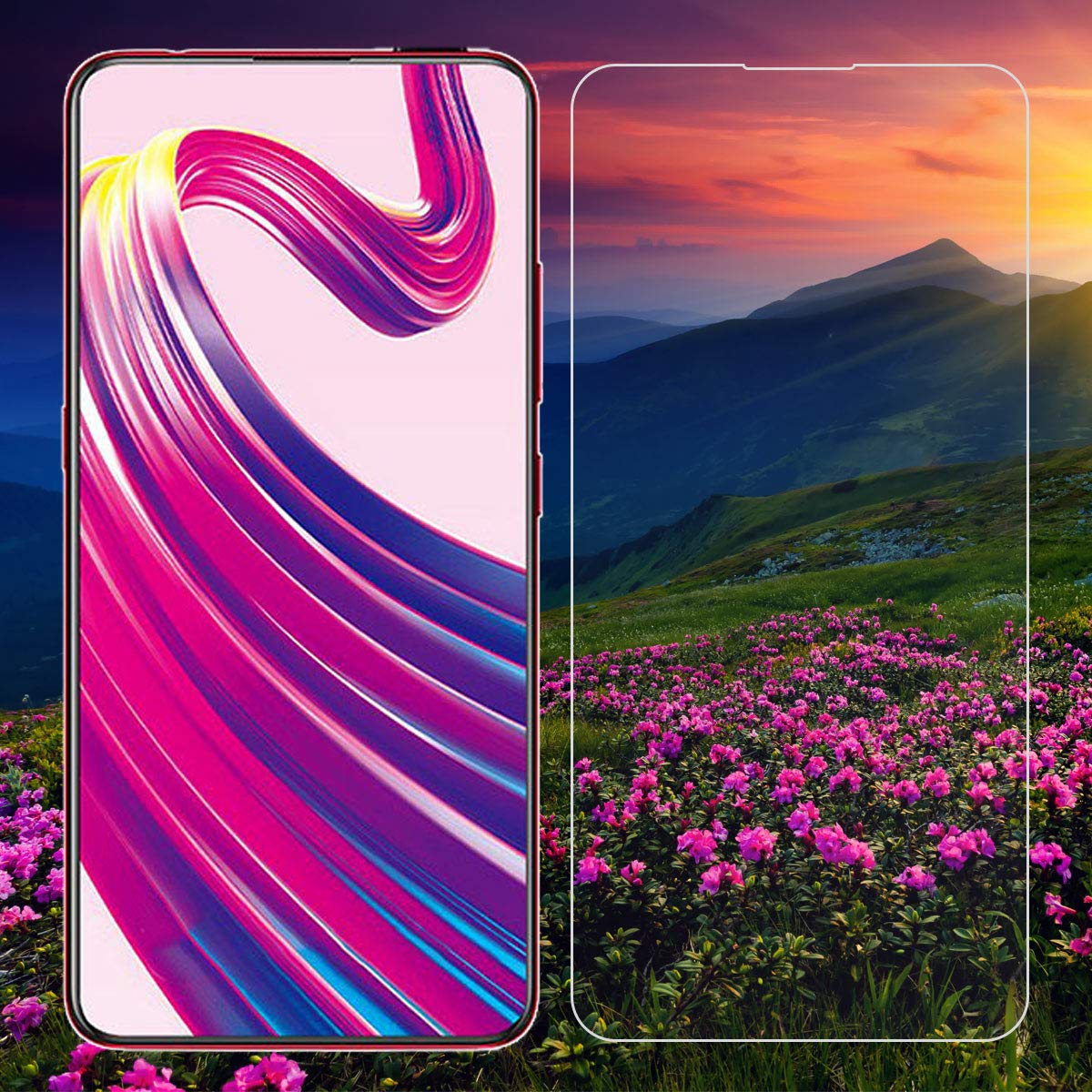 Miếng dán kính cường lực cho Vivo V15 - Hàng nhập khẩu