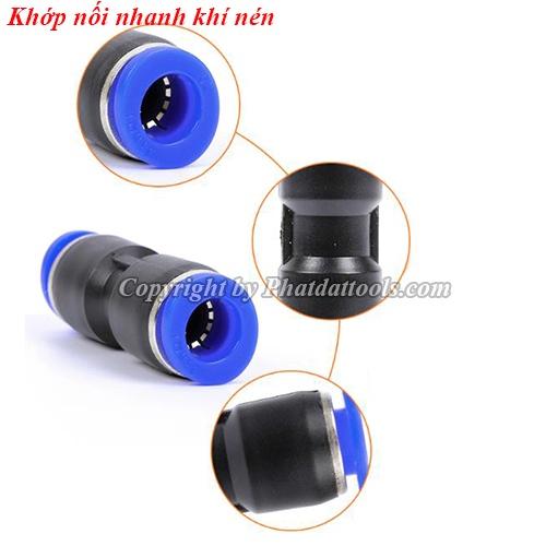 Khớp nối nhanh dây khí 6,8,10,12 bộ 100 cái