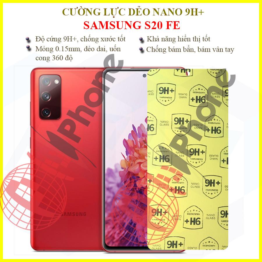 Dán cường lực dẻo nano  dành cho Samsung S20 FE - Tặng kèm dán Camera