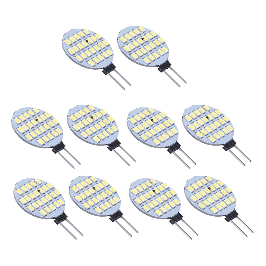 10 Pieces G4 1210 SMD 24 LED Bulb Bulb Warm White Spotlight Bulb 3000-3500K