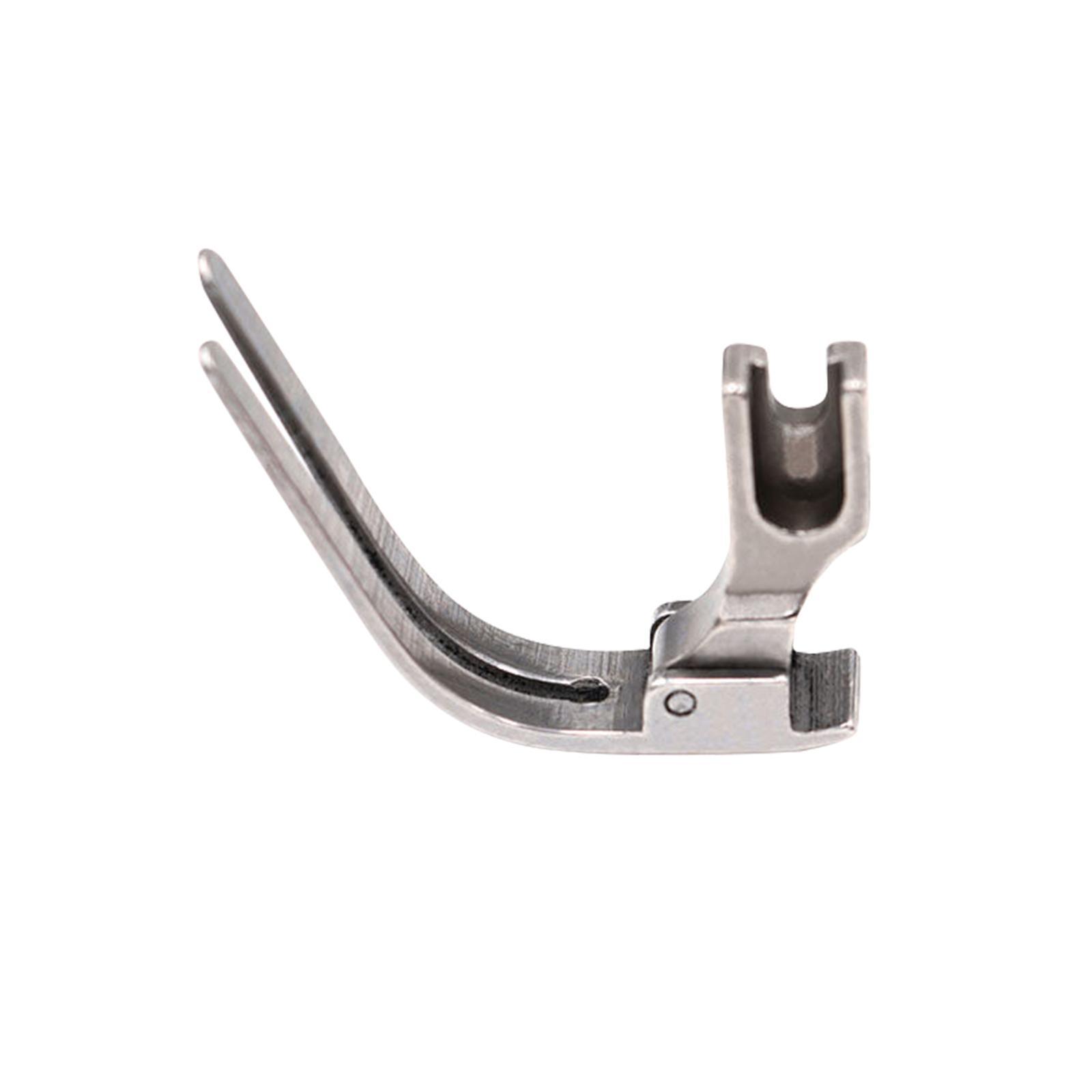 Industrial Sewing Machine Presser Foot Narrow Zipper Foot Durable Accessory Lockstitch Easy to Use Steel Presser Foot for Sewing Machine