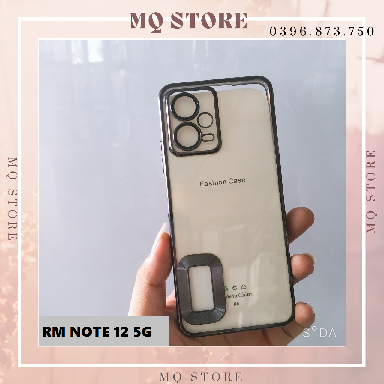 Ốp lưng cho Xiaomi Redmi Note 12 5G/ Note 12 Pro 5G trong viền màu cạnh vuông bảo vệ camera sang trọng