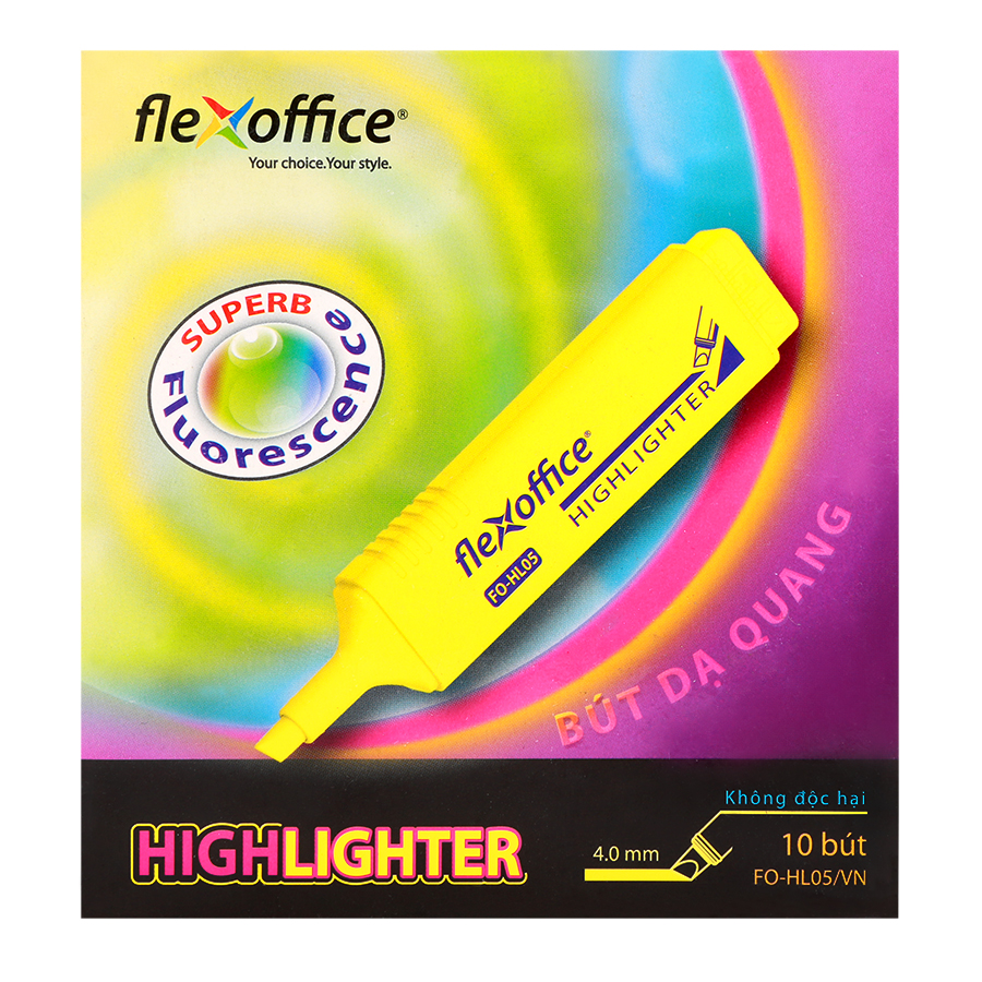Bút Dạ Quang Flexoffice Fo - Hl05