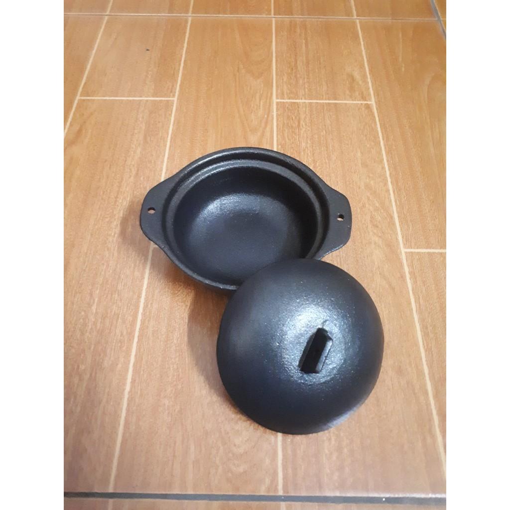 Nồi gang kho quẹt nhí, nấu mắm tép chưng thịt size 12cm