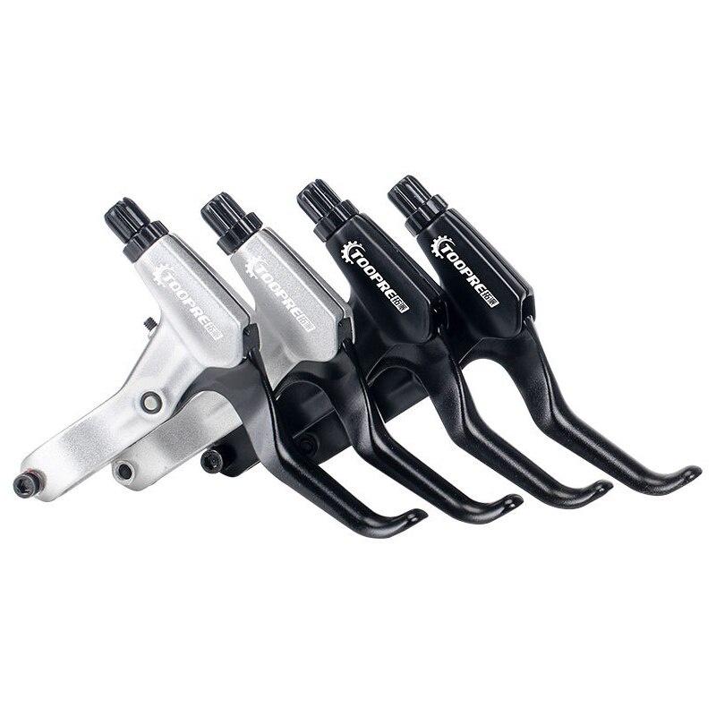 Ultralight Aluminum Bicycle BMX Black Brake Silver Handle MTB Mountain Bike Cycling Brake Levers V/Disc Brake Levers