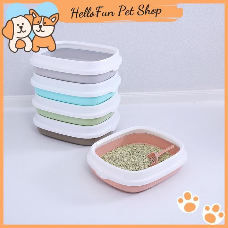 Khay vệ sinh cho thú cưng kích thước 46*38*13cm (Tặng kèm xẻng xúc cát