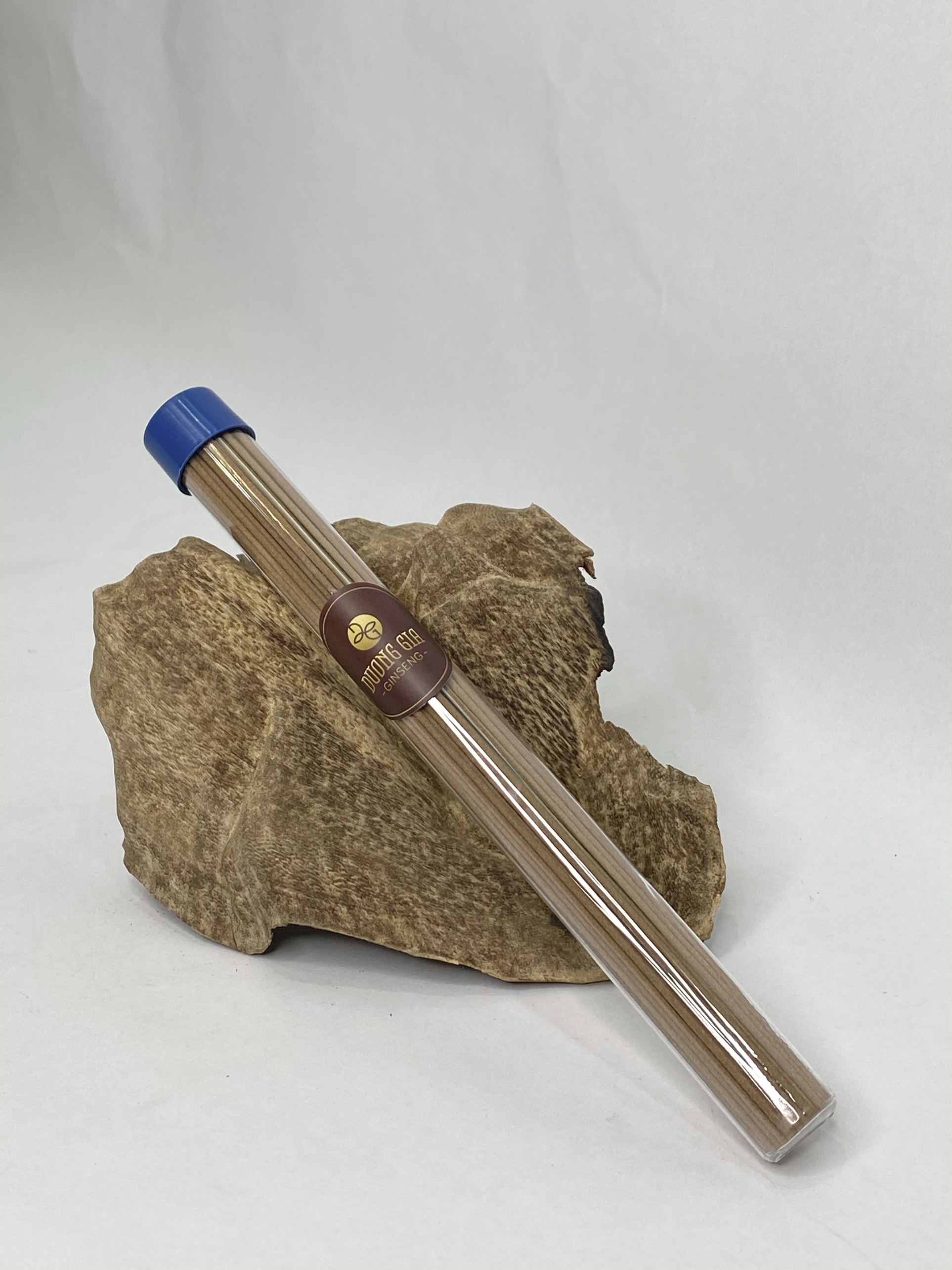 Nhang Không Tăm Sạch Nguyên Chất 100% Dương Gia 21cm 68 nén hộp nhựa