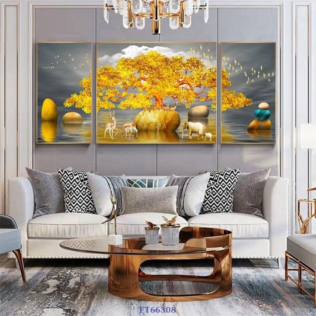 Tranh Treo Tường TRÁNG GƯƠNG - IN UV 3D CAO CẤP BÓNG BỀN ĐẸP