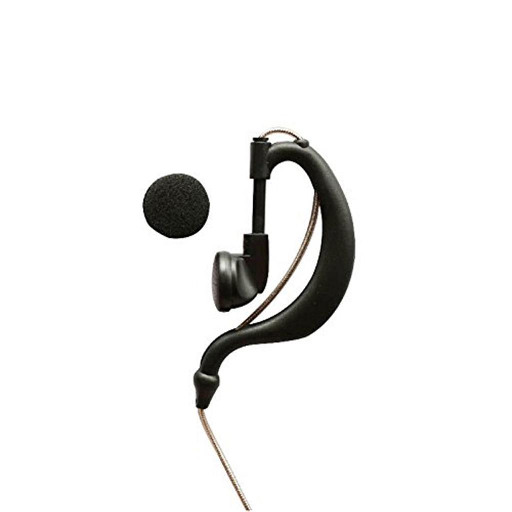 2X 1 Pin Acoustic Tube Earpiece Headset for