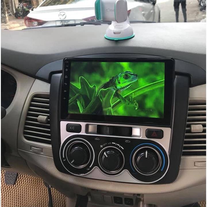 Mặt dưỡng kèm dây nguồn lắp màn hình android cho xe TOYOTA INNOVA 2014-2016