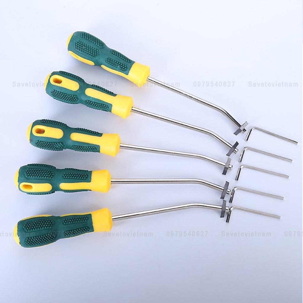Cây sủi dụng cụ làm sạch ron gạch nền nhà, Tua vít cạo kẻ gạch