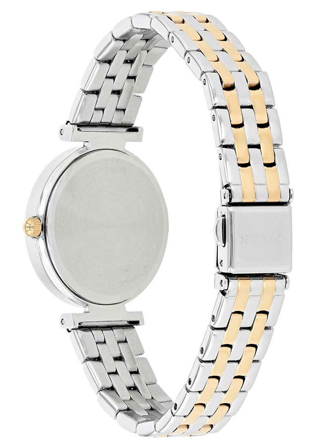 Đồng Hồ Nữ Citizen Đính Đá Swarovski Dây Thép Không Gỉ ER0216-59D - Mặt Xà Cừ