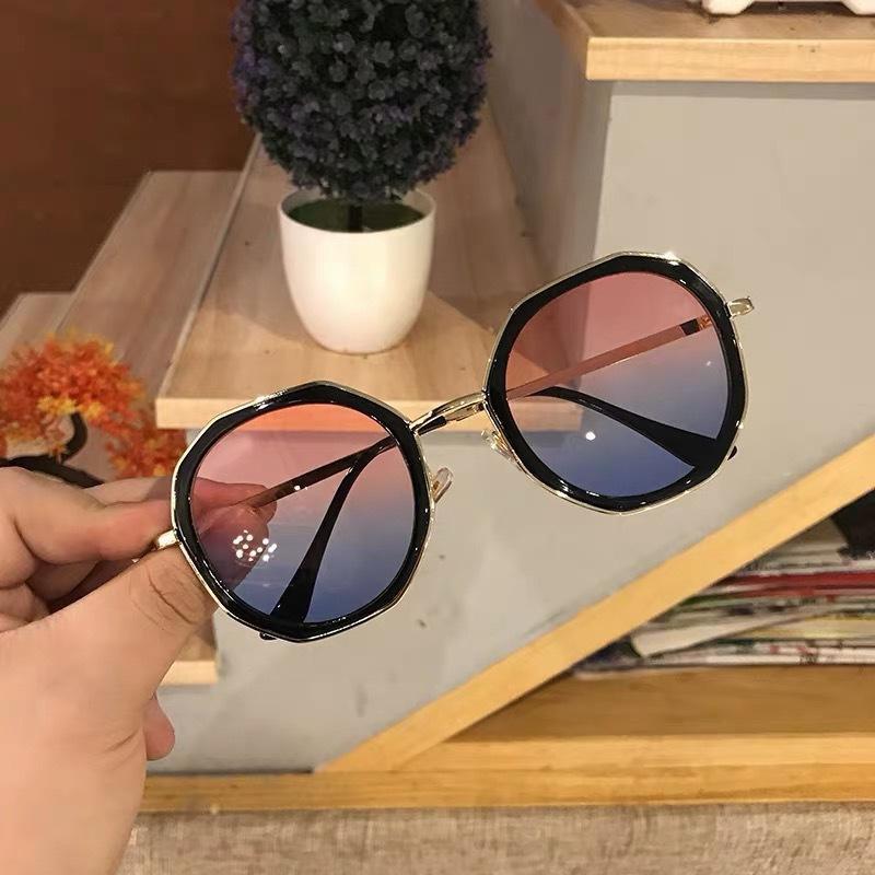 Kính thời trang lục giác phối màu