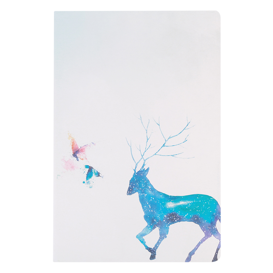 Combo 4 Cuốn Sổ Tay 60 Trang Vintage A5 - The Deer (14 x 21 cm)