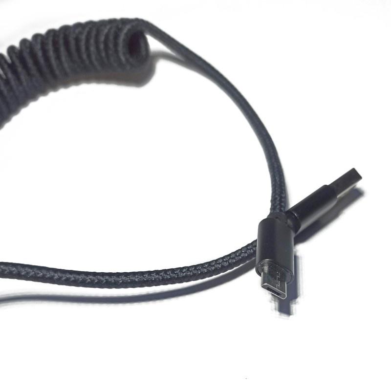 HSV Type C Micro Coiled Cable Wire Mechanical Keyboard GH60 USB Cable Type-C Cable