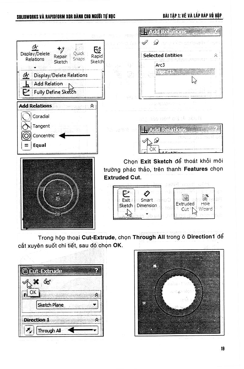Sách Solidworks &amp; Rapidform Xor Dành Cho Người Tự Học