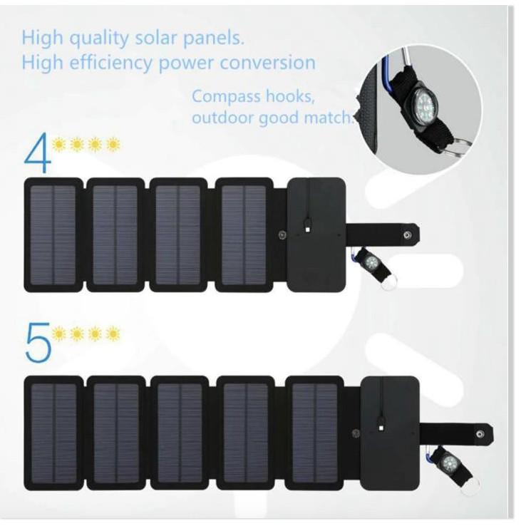 Tấm pin năng lượng mặt trời Solar 5Cell USB Backpack 8W