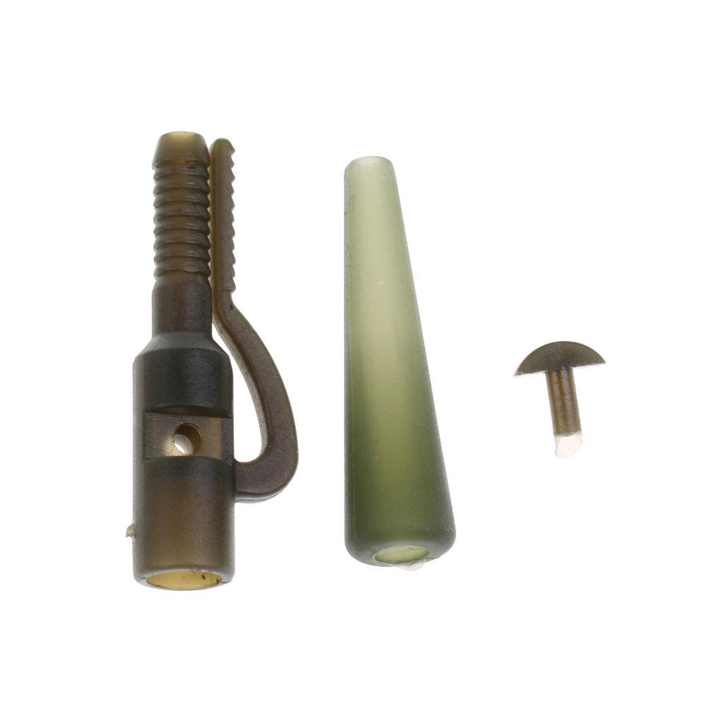 151x Carp Fishing Accessory Tackle Anti Sleeves Safety Lead Clips Set