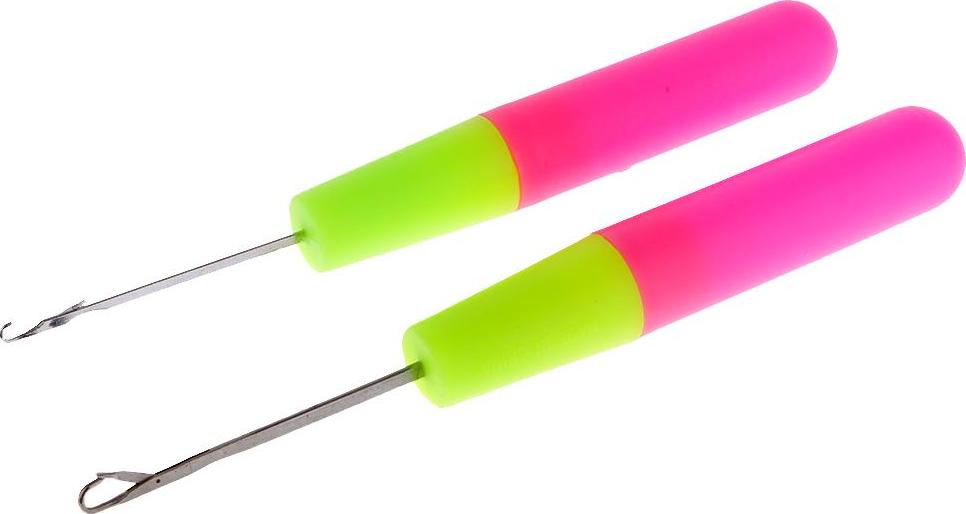 5 chiếc Bằng Gỗ/Nhựa Uốn Cong Chốt Móc Dụng Cụ Móc Kim cho Micro Dây Viền Bèo