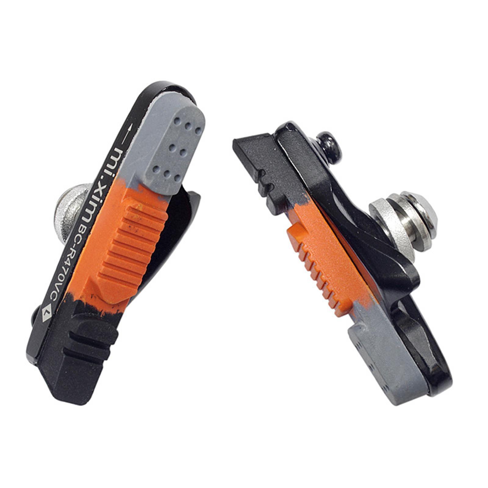 2Pcs Bike C Brake Pads Brake Blocks Shoes Rim Brake 5.5cm Parts
