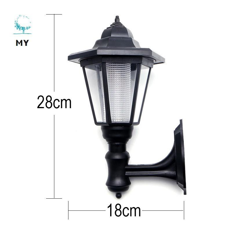 Đèn LED năng lượng mặt trời chống nước gắn tường trang trí