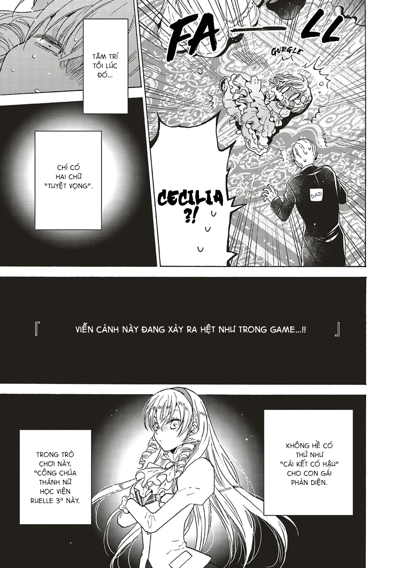 kẻ phản diện, cecilia silvie, không muốn chết, thế nên cô đã cải nam trang chapter 1.1 9