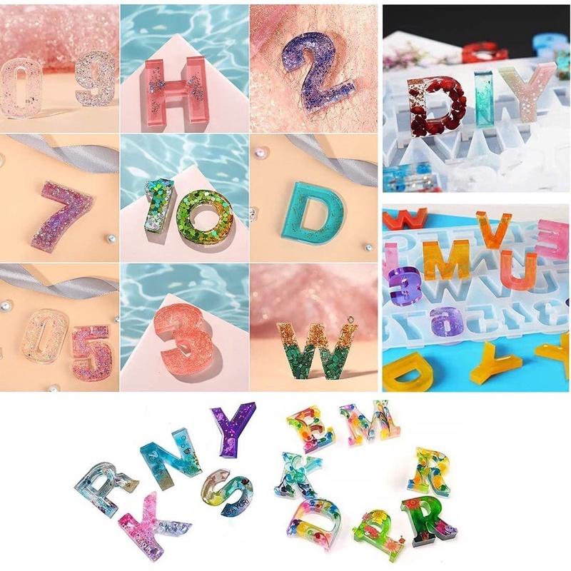 Khuôn Resin Chữ Và Số Bằng Silicone Dẻo - Trường Thịnh Sài Gòn