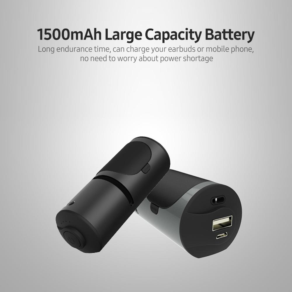 Bộ tai nghe BT không dây đa chức năng 3 trong 1. Loa BT, pin sạc dự phòng