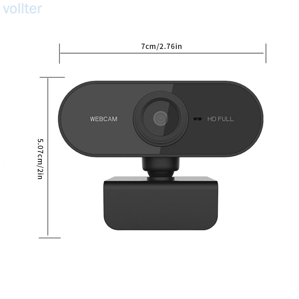 Webcam USB 1080P tự động lấy nét kèm micro cho máy tính