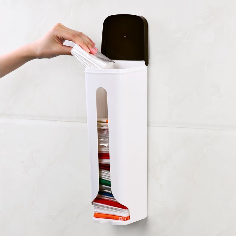 Hộp Đựng Túi Nilon Dán Tường Tiện Lợi