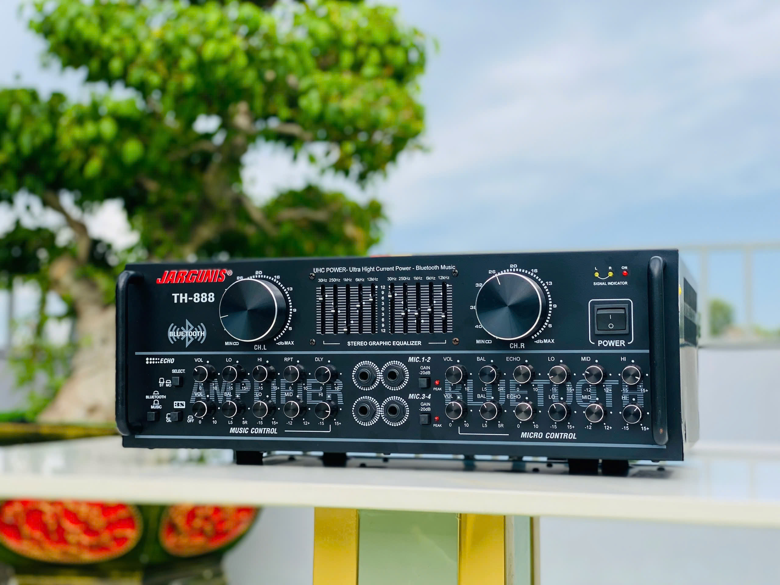 Amply Hát Karaoke Cực Hay MTMAX TH888 Bluetooth Công Suất 900W Cực Đại, 16Ω Chuyên Dùng Hát Karaoke, Nghe Nhac, Hội Trường, Phát Biểu, Hàng Chính Hãng