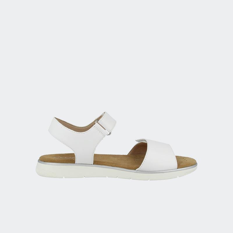 Giày Sandals Nữ GEOX D Dandra D - WHITE/SILVER