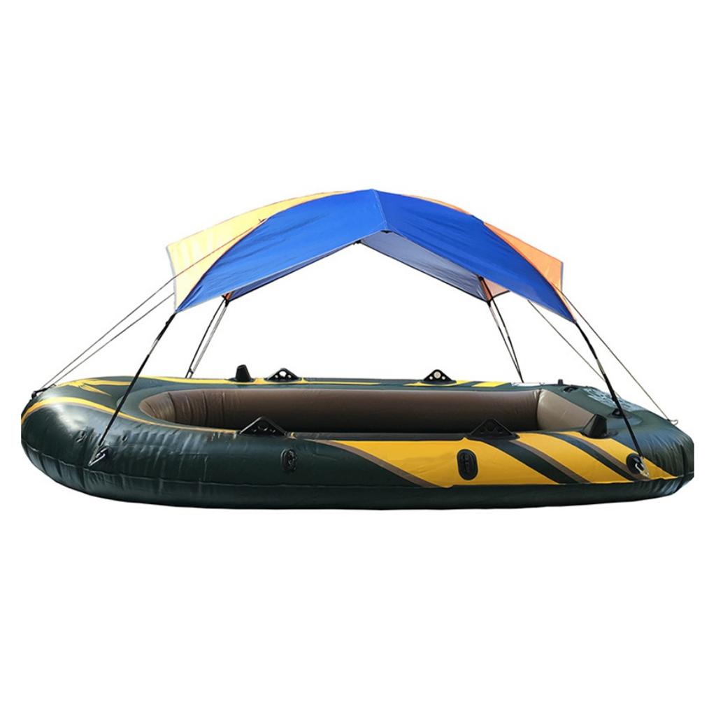 3/4 Person Waterproof Inflatable Boat Kayak Canopy Awning Sun Shade Shelter Tent