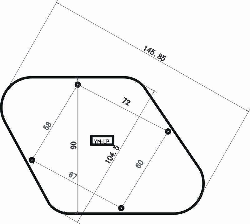 Bridge Tailpiece for Les Paul