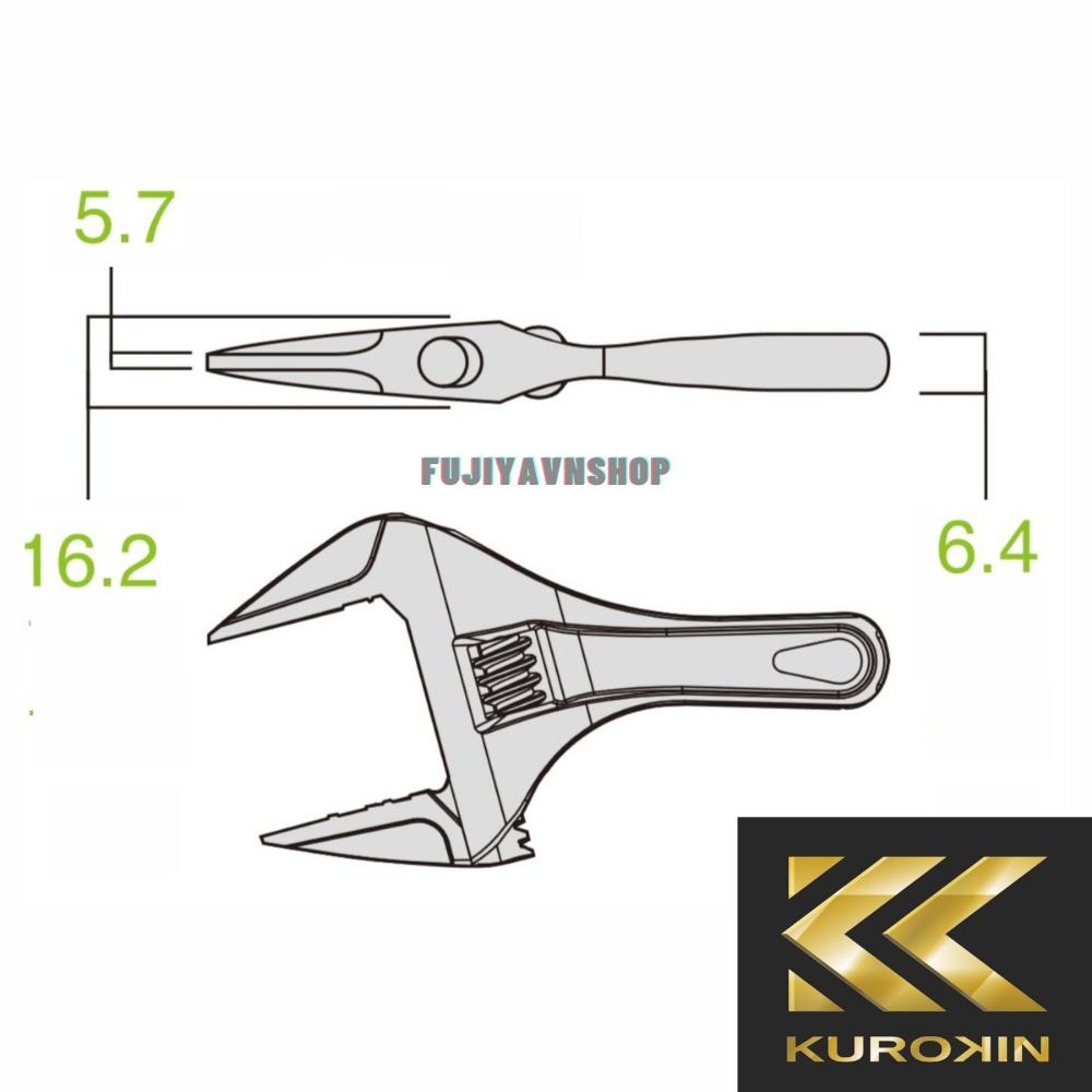 Cờ lê điều chỉnh KUROKIN - FUJIYA FLS-43-BG