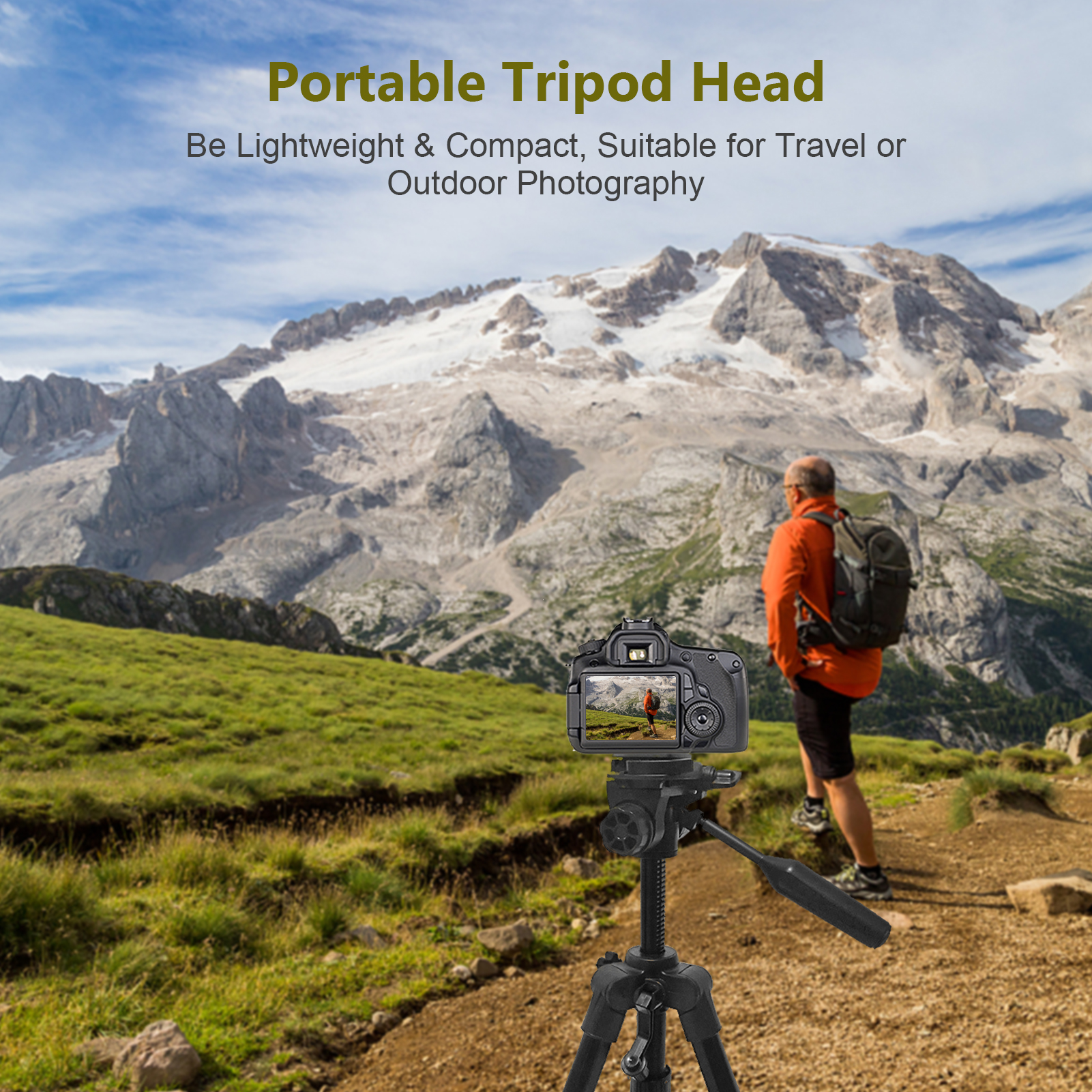 Đầu chân máy 360 độ Xoay 90 độ Nghiêng Đầu chân máy với ren 3/8 inch Ốc vít 1/4 inch cho chân máy ảnh