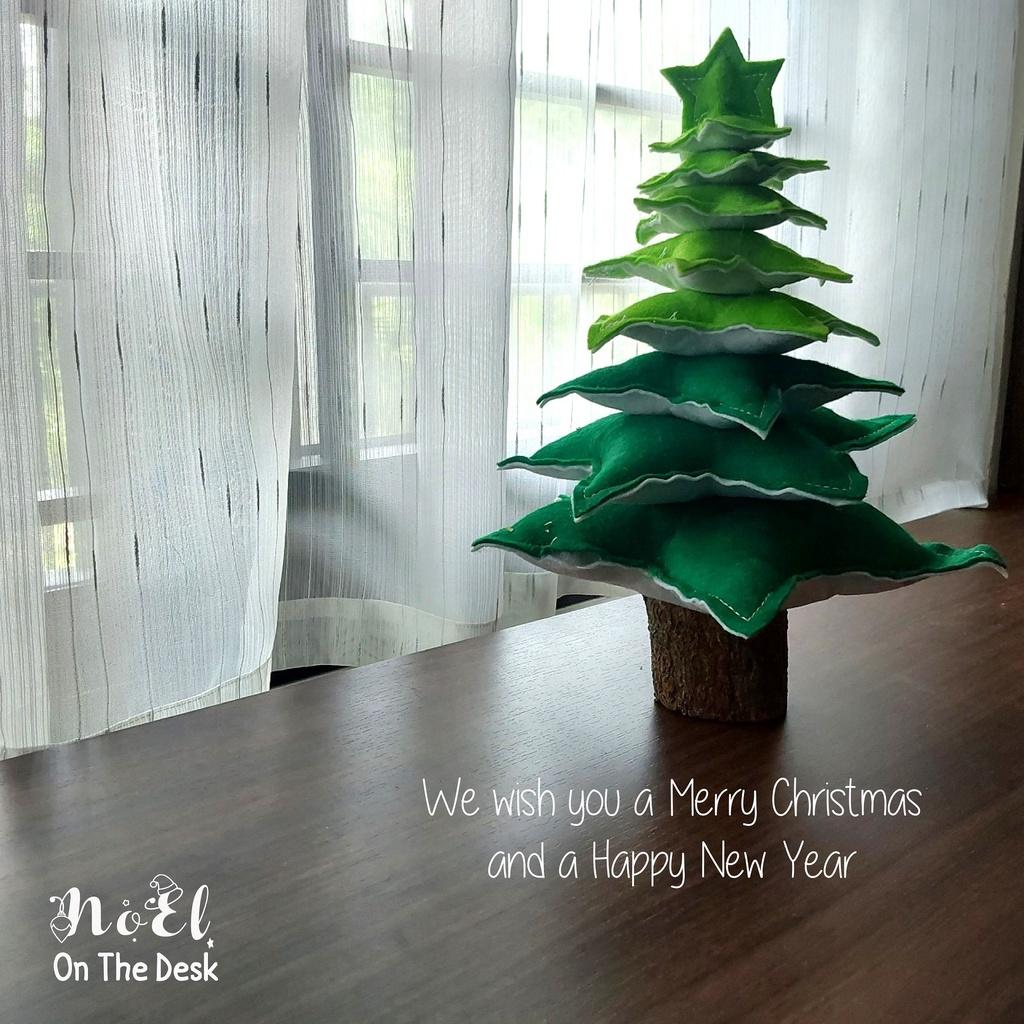 Trang Trí Giáng Sinh Noel - Cây Thông Vải Handmade