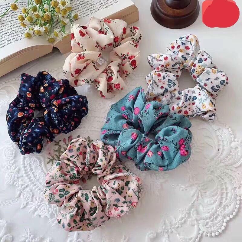 Buộc tóc scrunchies voan trẻ trung hiện đại cho bạn gái dễ thương - MiuSua