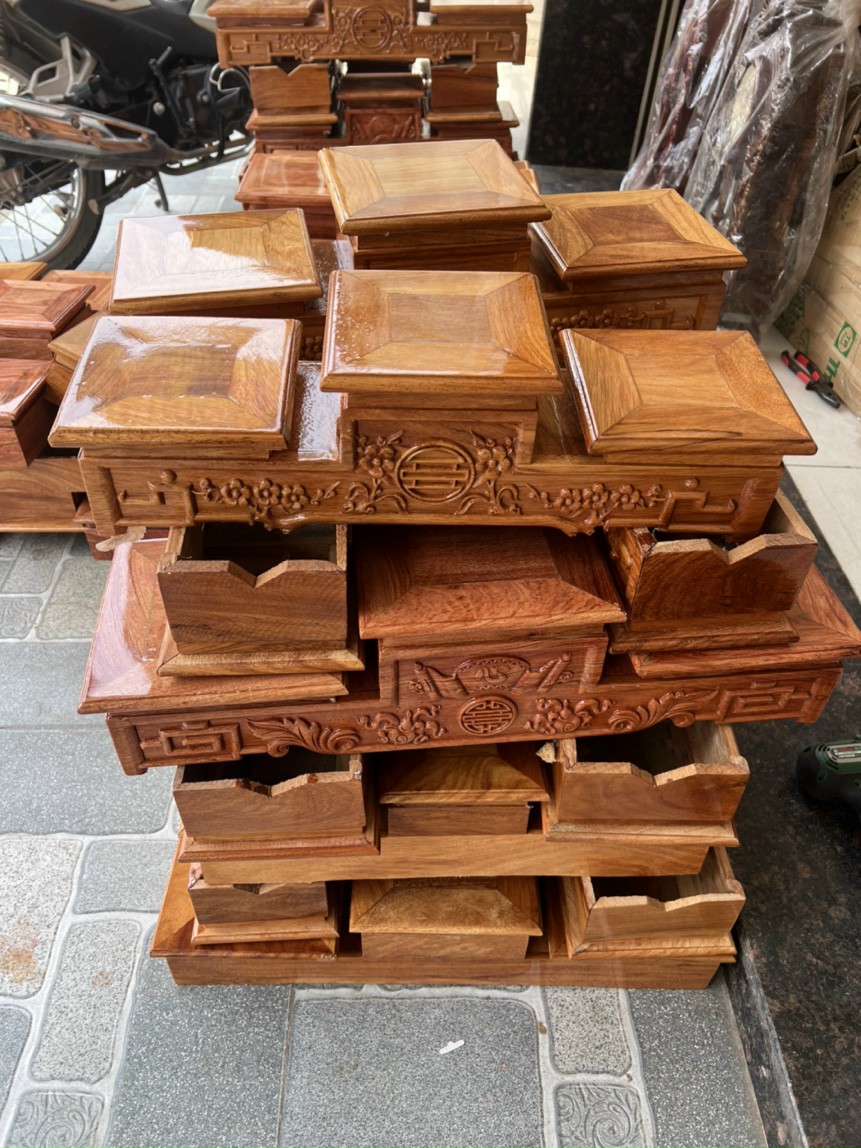 Tam sơn,tam cấp,kê bát hương cỡ đại mặt 22-25 cm