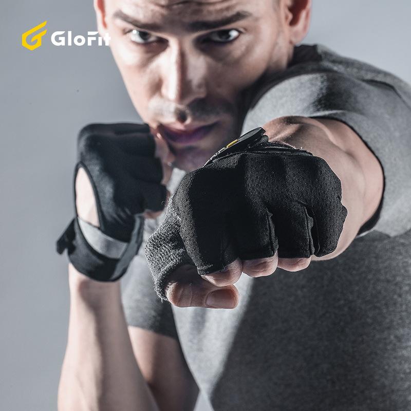 Glofit Đi Xe Đạp Ngón Găng Tay Chống Trơn Trượt Xe Đạp Găng Tay Đua Xe Đạp Đường Bộ Găng Tay MTB Thoáng Khí Chống Sốc Thể Thao găng Tay