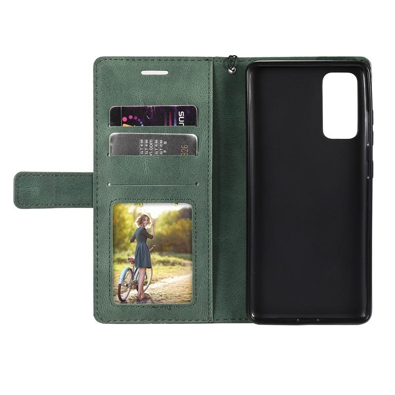 Bao da điện thoại nắp lật dạng ví từ tính thời trang cho Samsung Galaxy S21 Ultra S21+ 5G S21 FE S20 FE / S20 Lite S20 Ultra S20+ S10+