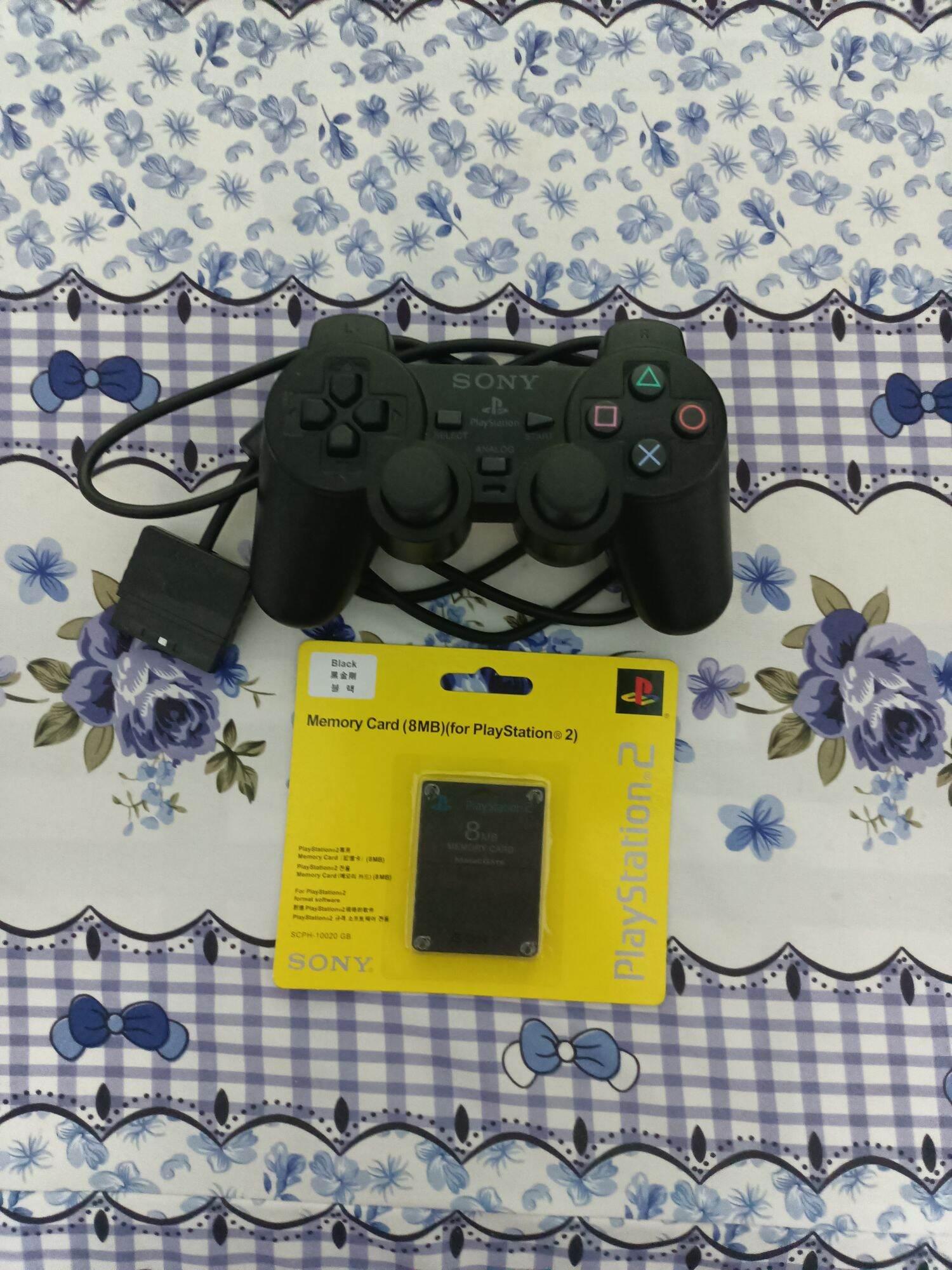 Combo 1 Tay cầm + 1 Thẻ save PS2 8mb