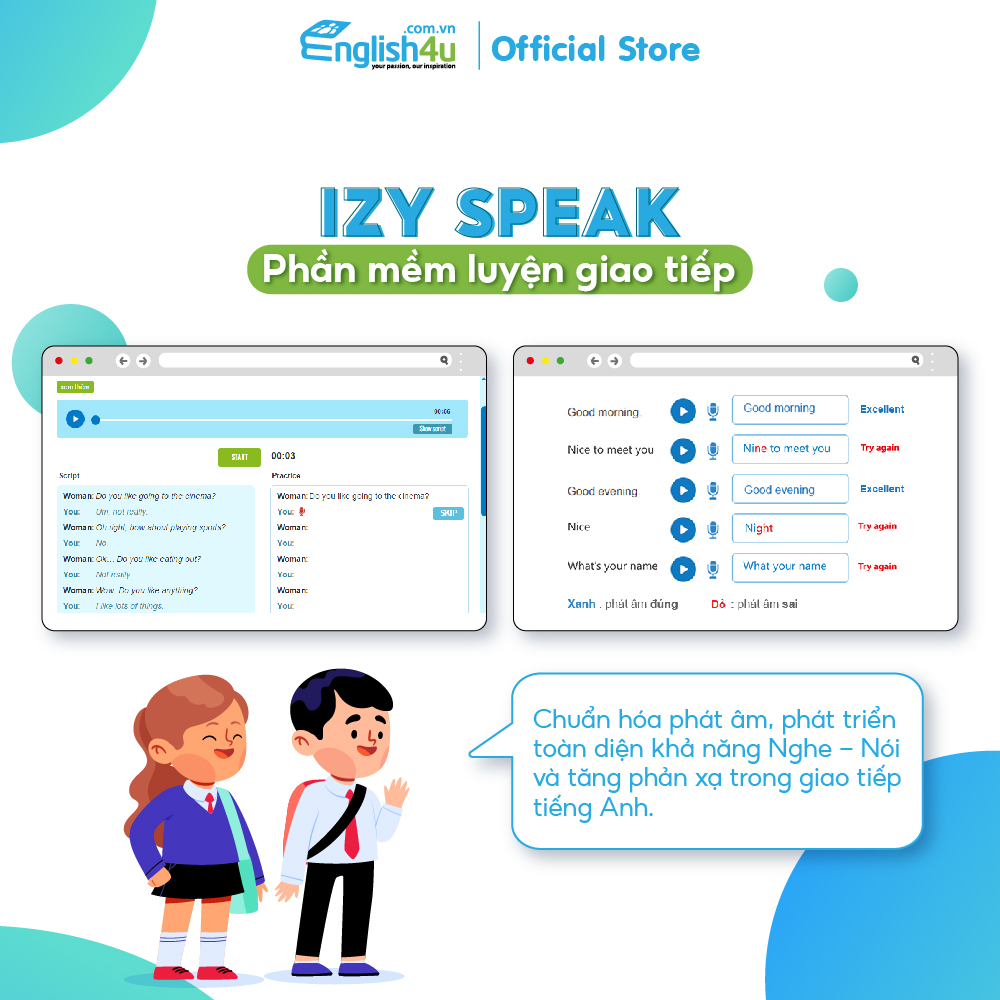 Combo ALOWINGS Tiếng Anh và ENGLISH4U - Nhận mã kích hoạt khóa học tiếng Anh online từ Lớp 6 đến Lớp 12