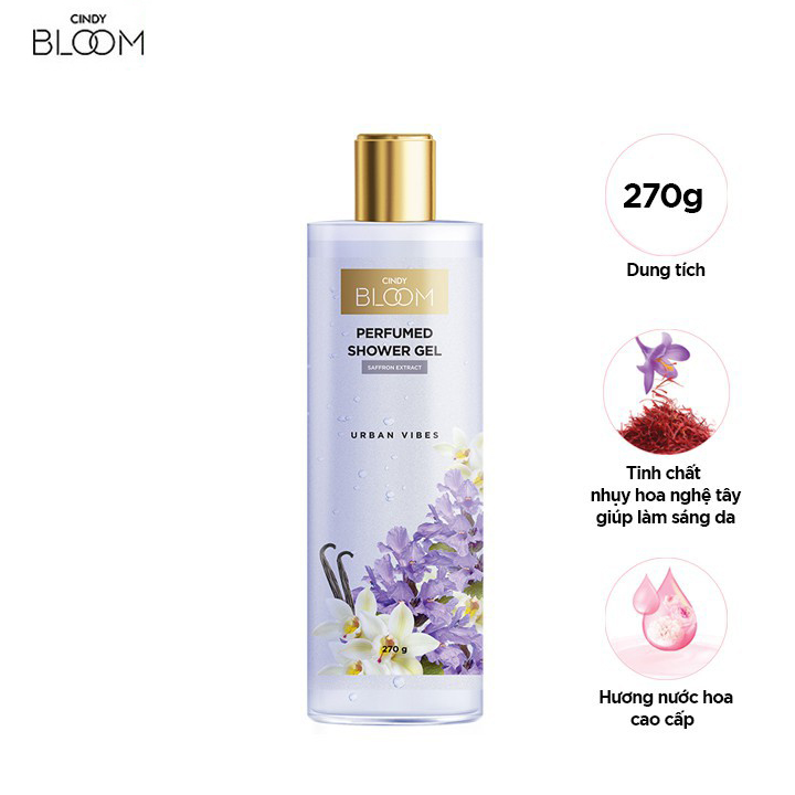 Combo 4 Sữa Tắm Nước Hoa Cindy Bloom 270g/chai