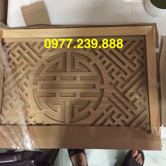 Chắn khói bàn thờ gỗ sồi 31x41cm