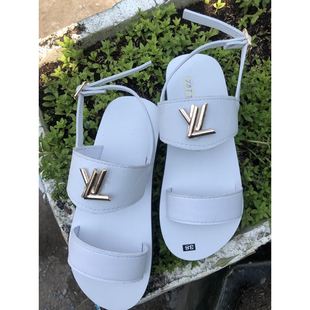 sandal đồng nai dép quai hậu nam nữ ( đế trắng quai trắng ) size từ 34 nữ đến 42 nam đủ màu đủ size có mẫu không hậu