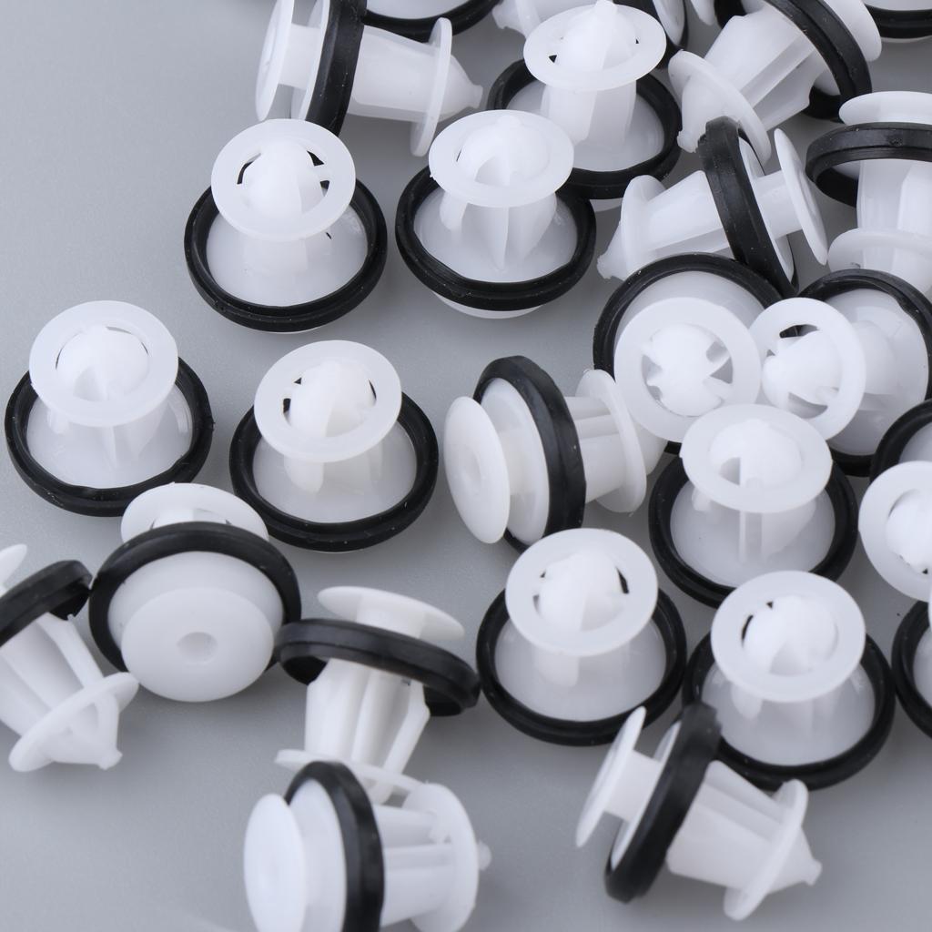 50 Pieces Car Door Rivets Bumper Trim Panel Retainer Clip