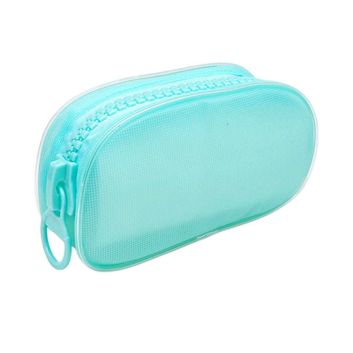 Bóp Viết Nhựa Khóa To - AGLQ230004 - Màu Xanh Ngọc