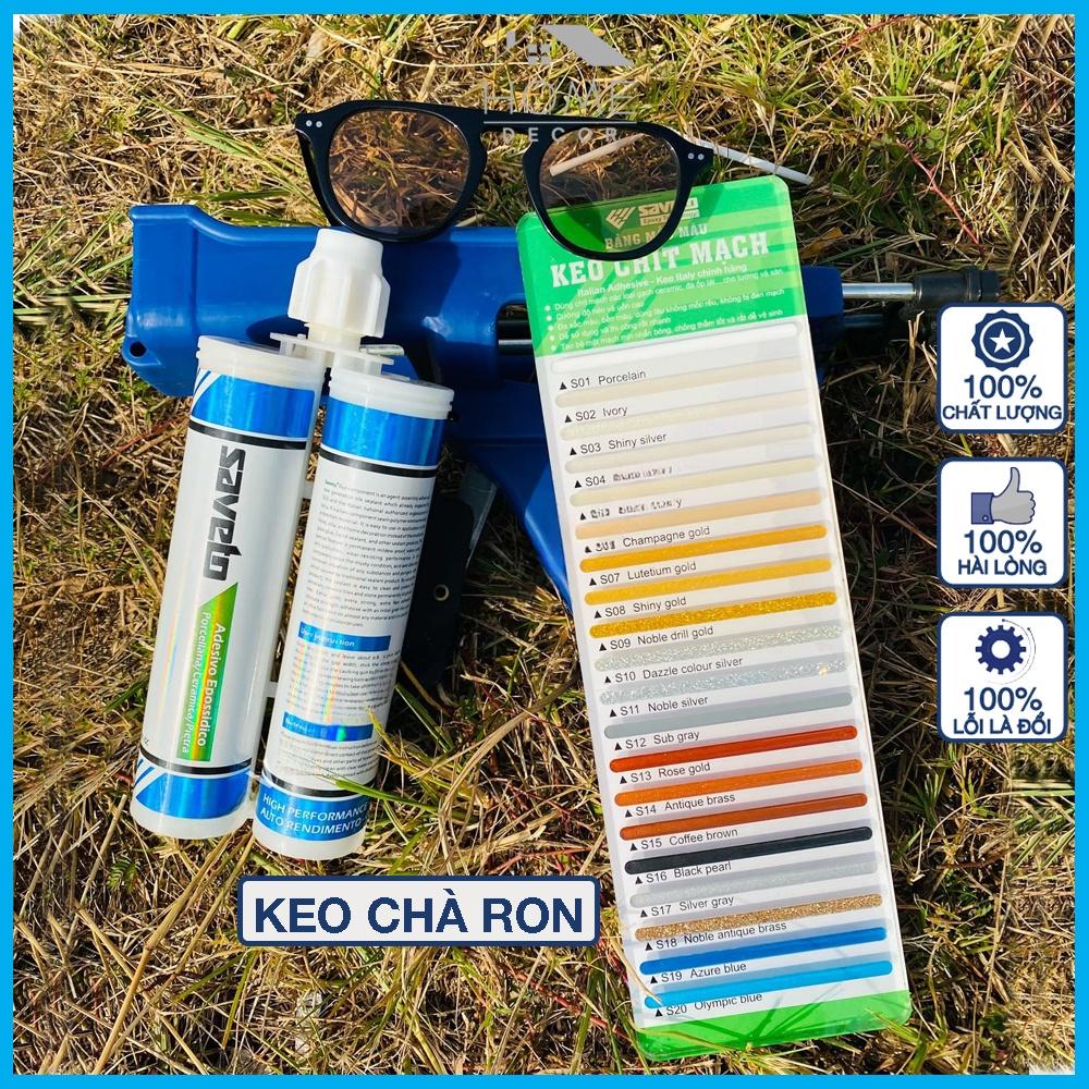 Keo chà ron, keo chà ron gạch, chống thấm - chống bám bẩn nhập khẩu Italy 400ml (keo chà ron saveto)